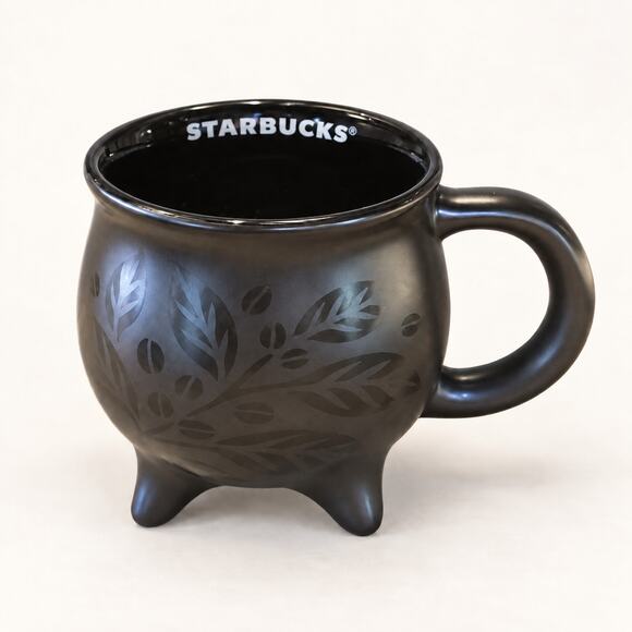 Starbucks | Dining | Starbucks 226 Halloween Black Cauldron Mug 4 Oz ...